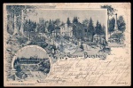 Borsberg Gradmessungs Säule Restaurant 1900