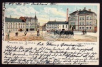 Litho Zittau Kaiser Wilhelm Platz 1901 Gasthof