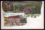 Ruhla Litho Gasthaus zur Rose 1901 Restaurant