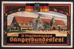 Plauen 10. Vogtl. Sängerbundfest Festhalle