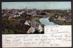 Crailsheim 1907 Ansicht Jagst Bahnpost No. 50 