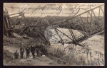 Insterburg gesprengte Angerappbrücke 1915 