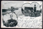 Wewelsfleth Stör Fähre Windmühle Mole 1901