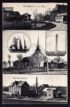 Brokdorf a.d. Elbe 1909  Meierei Leuchtturm