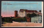 Krakau Königschloss mit Leporello ca. 1915