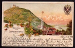 Leopoldsberg 1898 Kahlenbergerdörfel Ballon