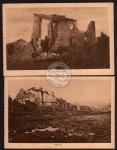 2 AK Haumont 29.2. 1916 Ruinen