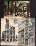 3 AK Nancy Eglise Saint Pierre Musee Lorrain 1907
