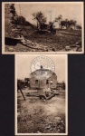 2x Velka Polom zerstörter Panzer Geschütz 1945
