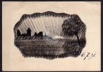 Künstlerkarte Aufgehende Sonne 1931