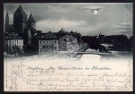 Straßburg Thomas Staden bei Mondschein 1897