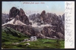 Grödner Joch gegen Sella 1905