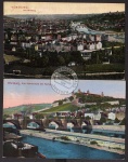 2 AK Würzburg v. Steinberg Alte Mainbrücke  1912