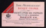 Berlin Bahnhof Friedrichstrasse Wechselstube der