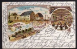 Litho Hermsdorf bei Zwickau Gasthof zur grünen