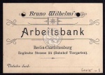 Berlin Charlottenburg Arbeitsbank Englische St