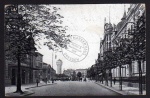 Kattowitz Bahnhofstraße mit neuem Wasserturm