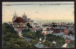 Erfurt vom Petersberg gesehen 1910