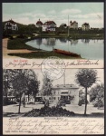 2 AK Bad Lausigk Villenkolonie Kurhaus 1906 1907