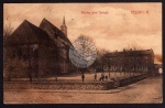 Tessin i. M. Kirche und Schule 1915 Feldpost