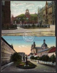2 AK Mannheim 1906 Am Rosengarten Jesuitenkirche