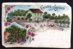 Grüna Kraftsdorf Litho Gasthof zum Grünethal