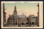 Crimmitschau Markt 1908 Lunakarte Goldene Fens