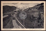 Karwendelbahn Zug Reith gegen Wetterstein 1914