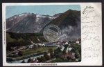 Hieflau Bahnhof mit Tamischbachturm 1905