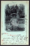 Ballenstedt 1898 Treppe Brunnen Park