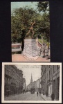 2 AK Lille 1915 Rue de Paris et le Clocher de Peg
