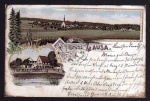 Litho Lausa Neussen Belgern 1899 Gasthof