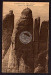 Schrammsteine Kletterer am Dreifingerturm