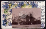 Oetzsch 1901 Festhalle Gasthof Foto auf Postkarte