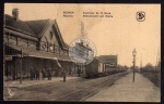 Menen Menin Meenen 1917 Bahnhof Zug Feldbahn