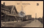 Menen Menin Meenen 1917 Bahnhof Zug Feldbahn 