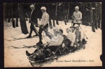 Oberschönau Thür. Winter Sport 1917 Schlitten