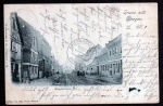 Bergen Kreis Hahnau 1899 Hauptstrasse