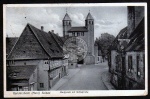 Gandersheim Markt Stiftskirche 1932 Bahnpost
