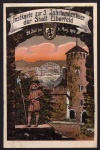 Festkarte 3 Jahrhundertfeier Elberfeld 1910