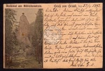 Bad Grund 1897 Kaiserdenkmal Hübichenstein