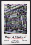 Solingen Osper & Rössinger Hüte Schirme Pelze