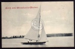 Miersdorfer Werder Segelboot 1909 Zeuthen