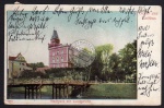 Cottbus Stadtpark mit Landgericht 1906