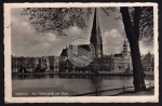 Schwerin Am Pfaffenteich mit Dom 1944