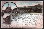 Wernigerode Litho 1896 Altes Haus Rathaus
