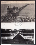 2 AK Sellin 1919 Landungsbrücke 1932 Villen 