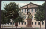 Apolda Knabenschule Kriegerdenkmal 1910