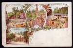 Litho Rochlitzer Berg 1900 Restaurant Steinbruch