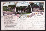 Grundmühle Wachau 1899 Restaurant Gartenhaus